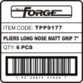 Pliers Long Nose Matt Grip 7