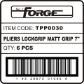 Pliers Lockgrip Matt Grip 7