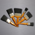 FORGE® Wooden Handle Bristle Paint Brush 