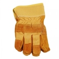 FORGE® Leather Jointed Palm Working Gloves 