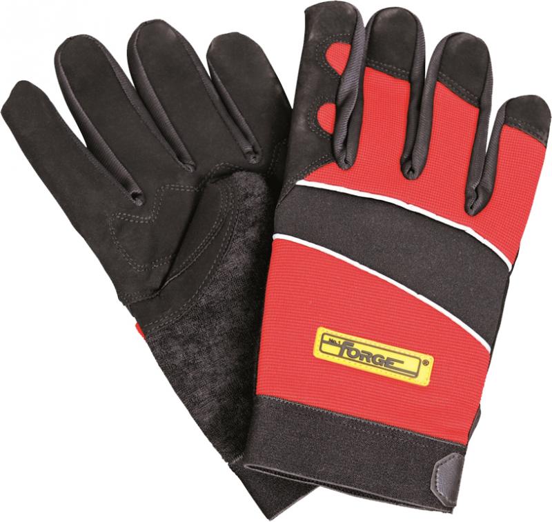 Red Plain Palm & Finger Mechanic Gloves Red Plain Palm & Finger Mechanic Gloves