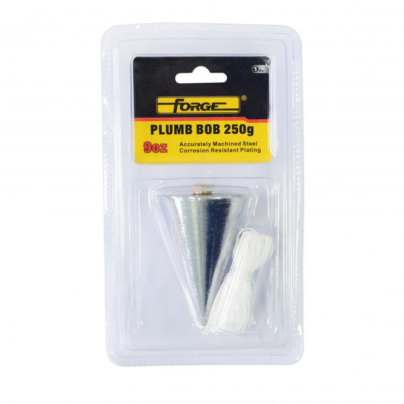 9oz (250g) Steel Plumb Bob